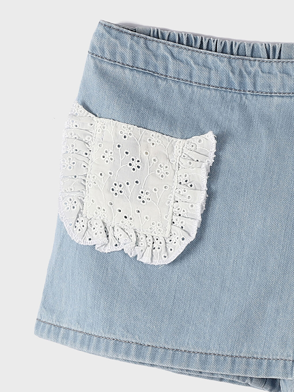 Elastic Waist Baby Girl Short Skirt-2