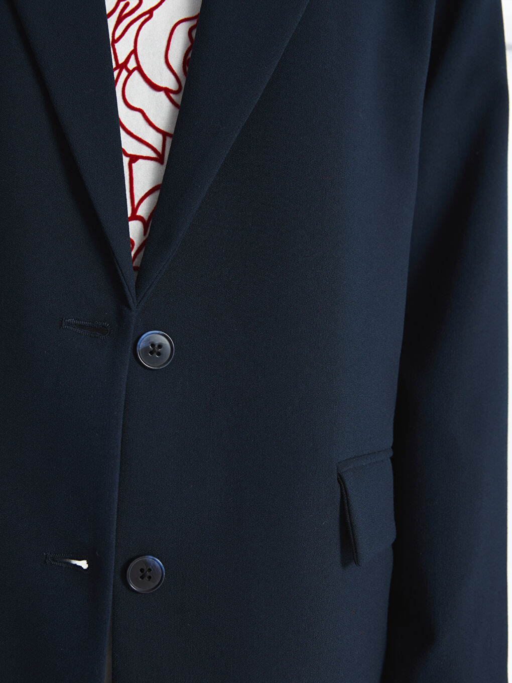 Plain Long Sleeve Women's Blazer Jacket -S4AQ84Z8-HMQ