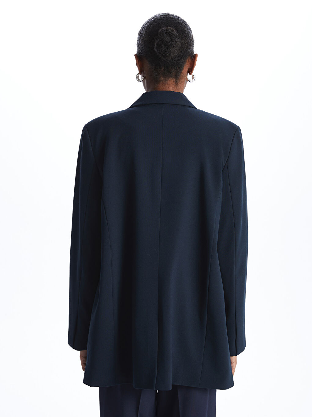 Plain Long Sleeve Women's Blazer Jacket -S4AQ84Z8-HMQ