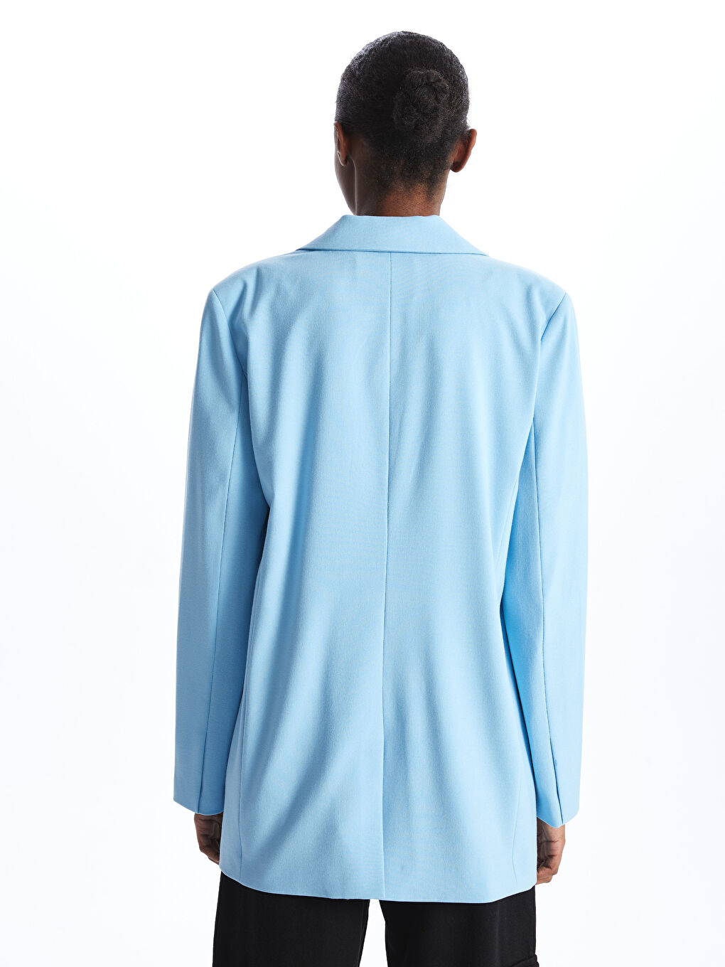 LCW Vision Plain Long Sleeve Women's Blazer Jacket -S4AQ84Z8-JUL