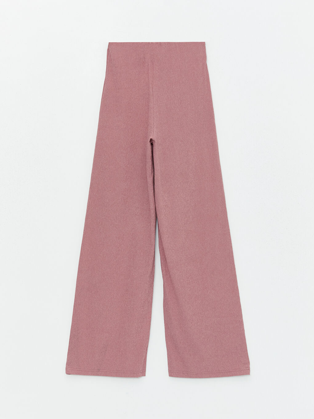 Pembe Kadın Dar Fit Düz Pantolon-6