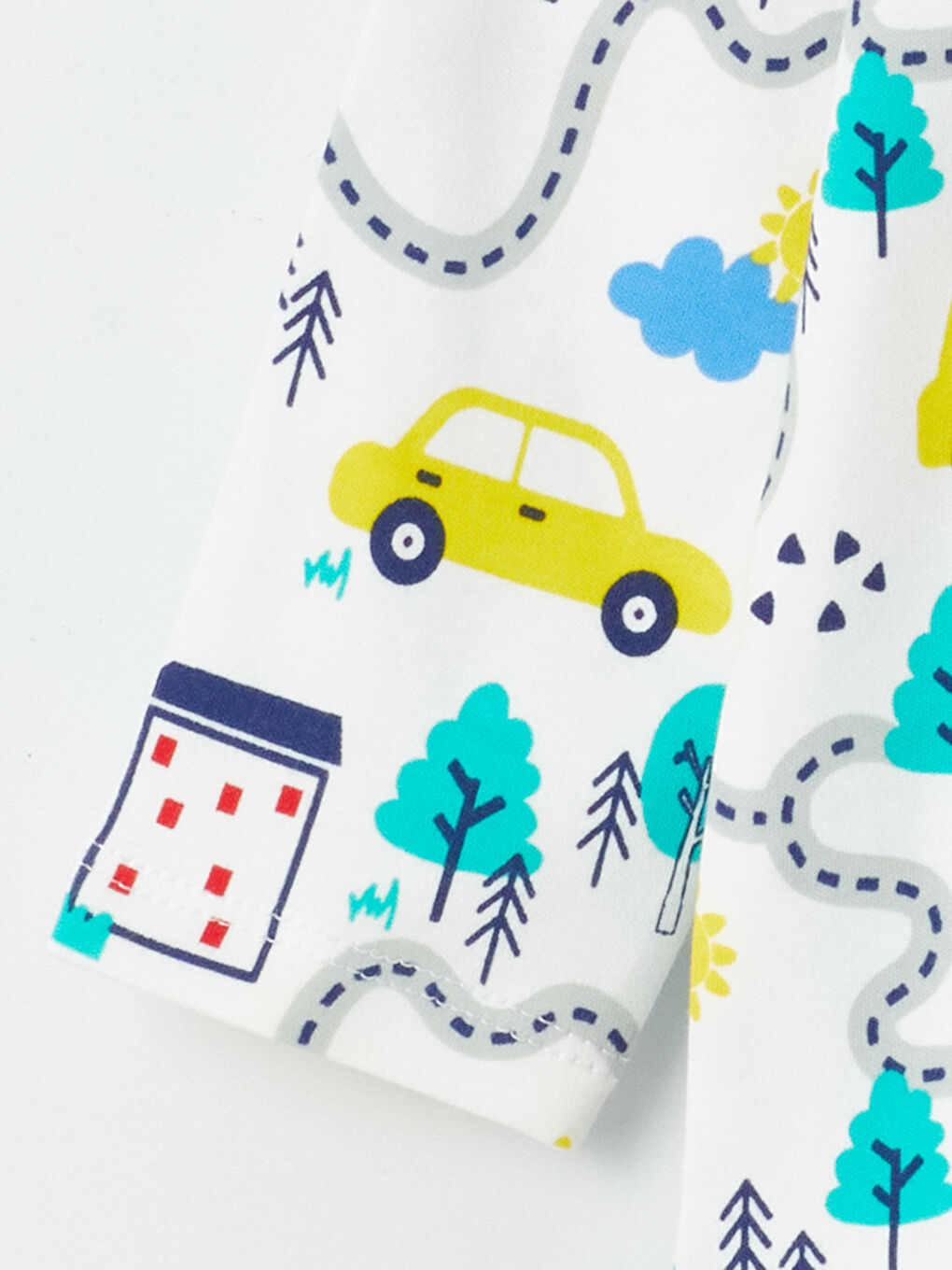 Crew Neck Long Sleeve Printed Baby Boy Pyjamas Set 2-Pack-2