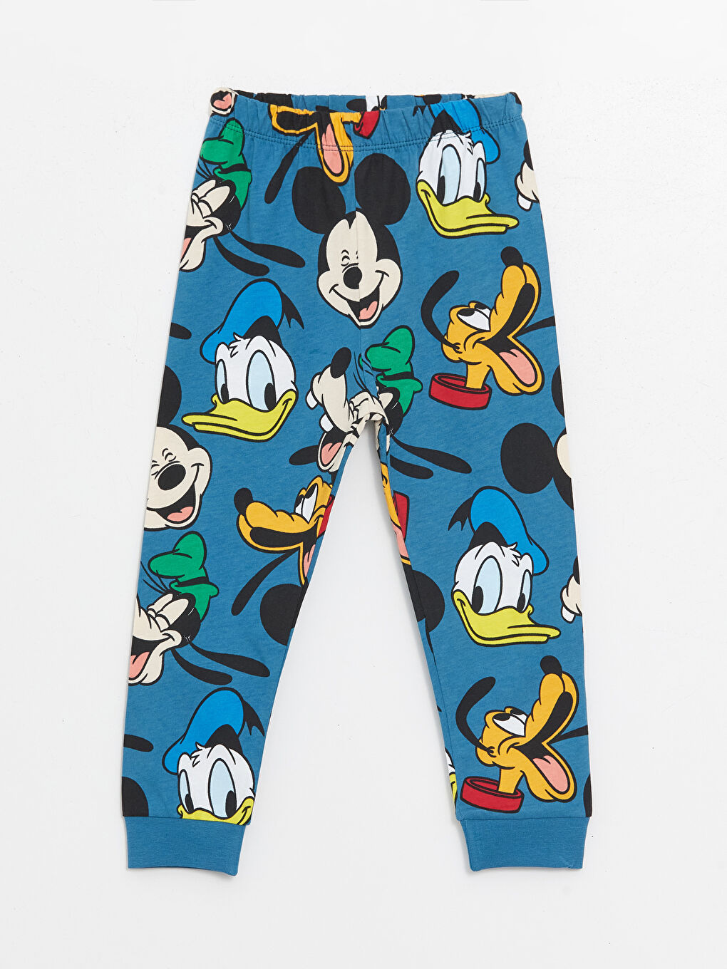 Mavi Mickey  Mouse ve Arkadaşları Baskılı Erkek Bebek Pijama Alt
