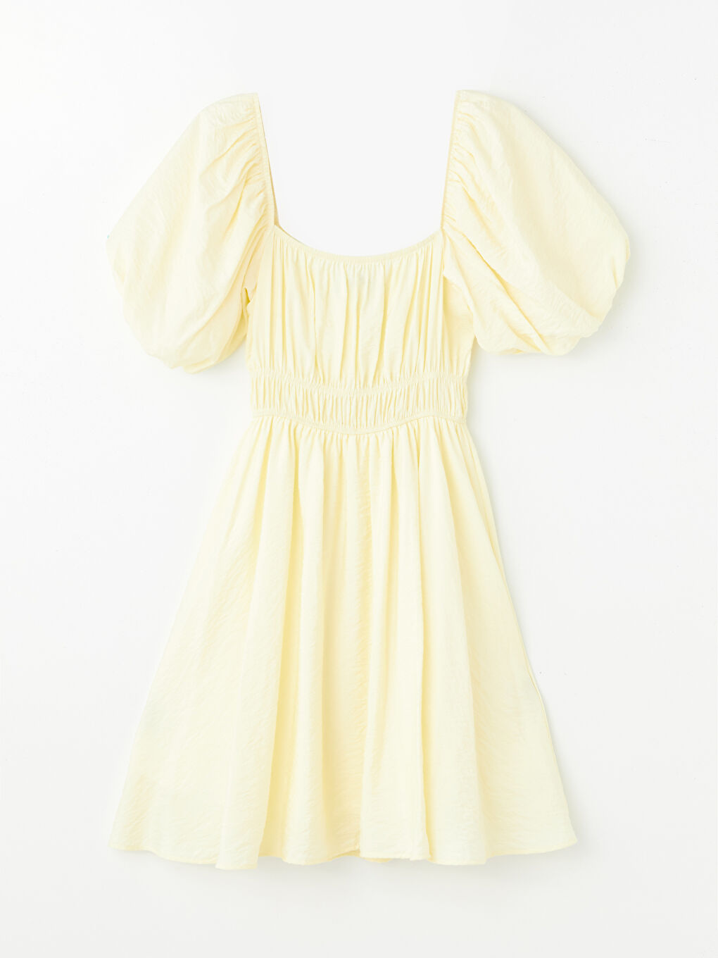 Square Collar Straight Short Sleeve Women's Dress -S4AR69Z8-VJY