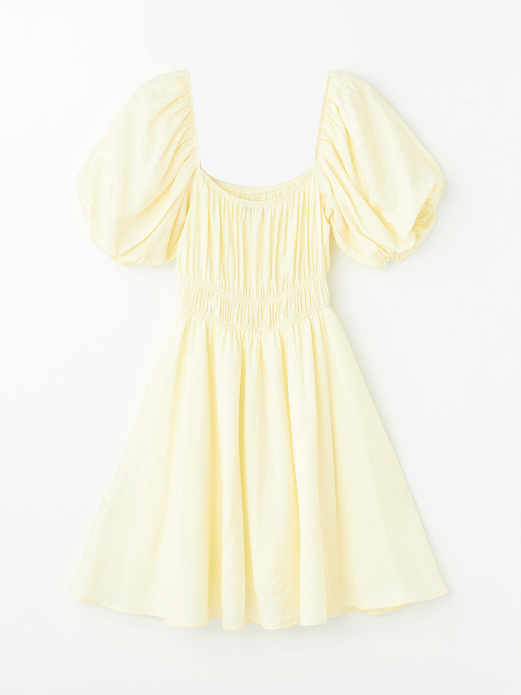Square Collar Straight Short Sleeve Women's Dress -S4AR69Z8-VJY