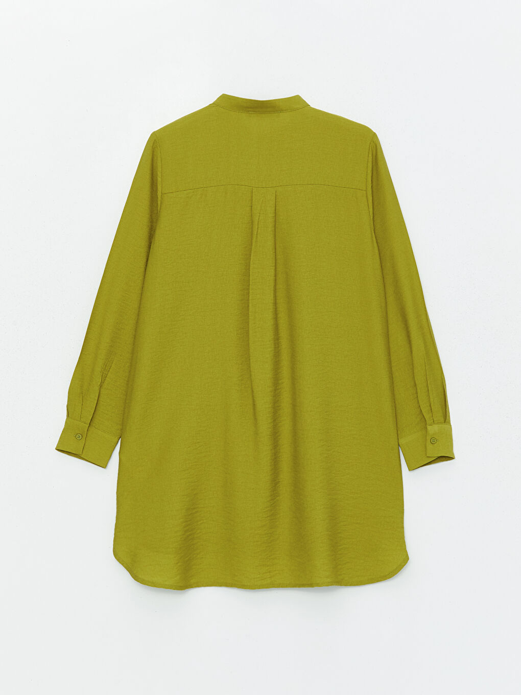 Collar Plain Long Sleeve Women's Shirt Tunic -S4AR76Z8-SZR
