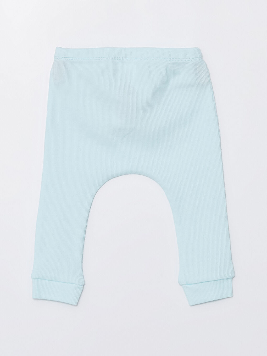 Mavi Beli lastikli Basic Erkek Bebek Pijama Alt-1