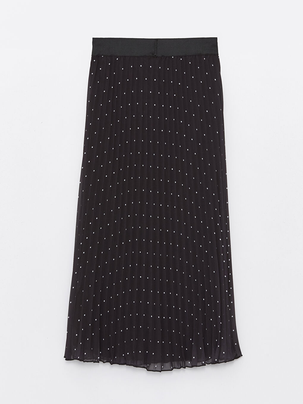 Elasticated Waist Patterned Chiffon Women's Pleated Skirt -S4AS14Z8-LQJ