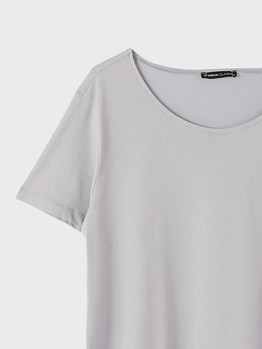 Crew Neck Plain Short Sleeve Women's Dress-2