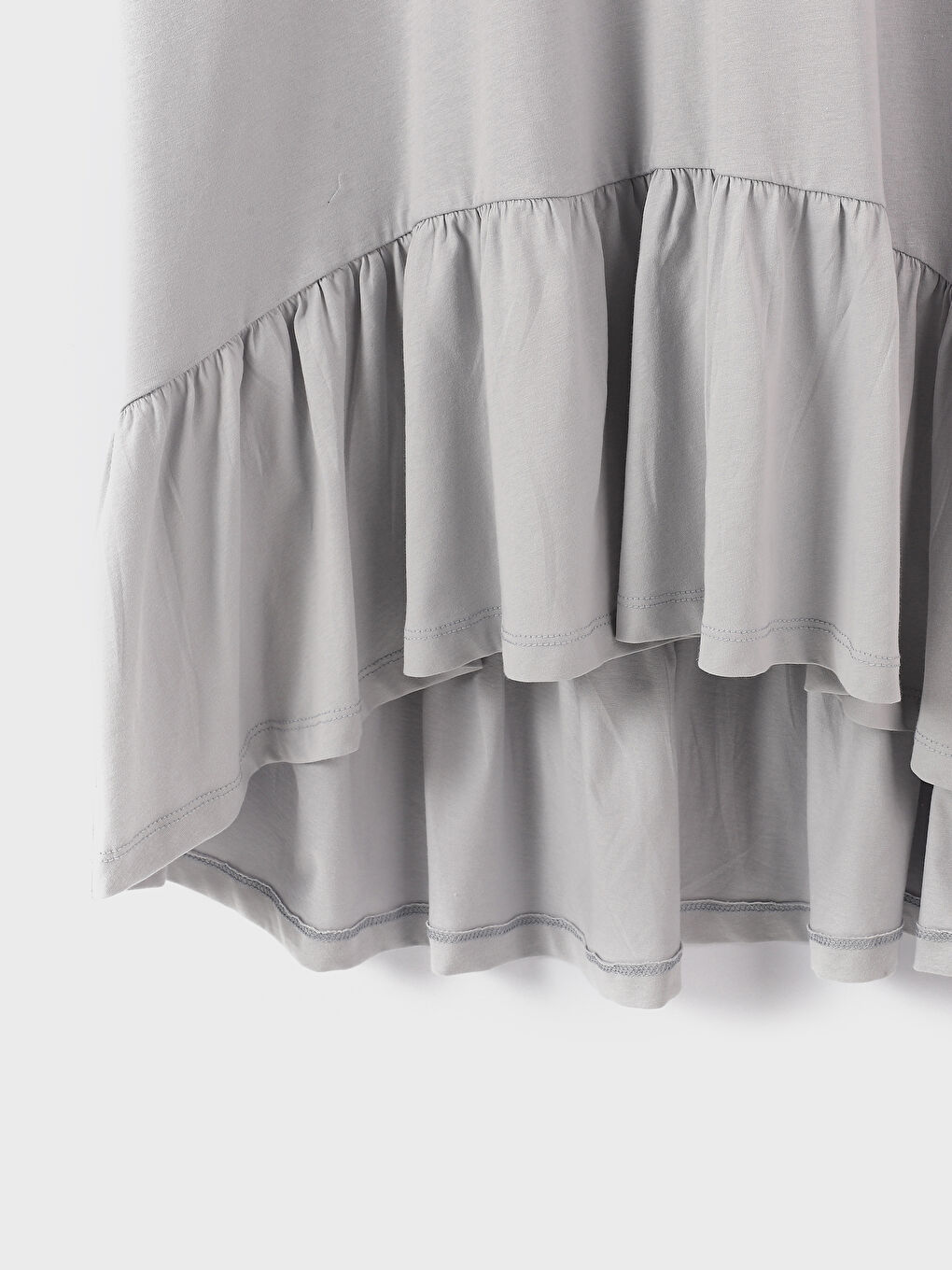 Crew Neck Plain Short Sleeve Women's Dress-3