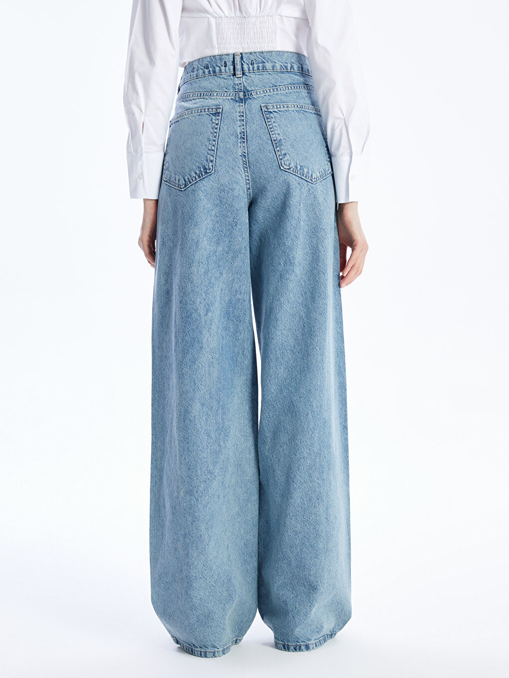 Wideleg Women's Jeans -S4AS61Z8-507
