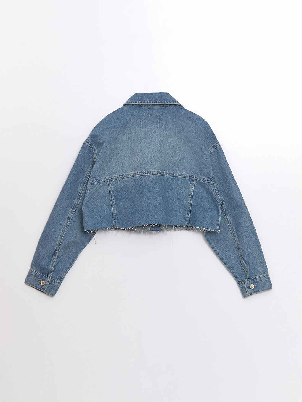 Shirt Neck Women's Jean Jacket -S4AS88Z8-311
