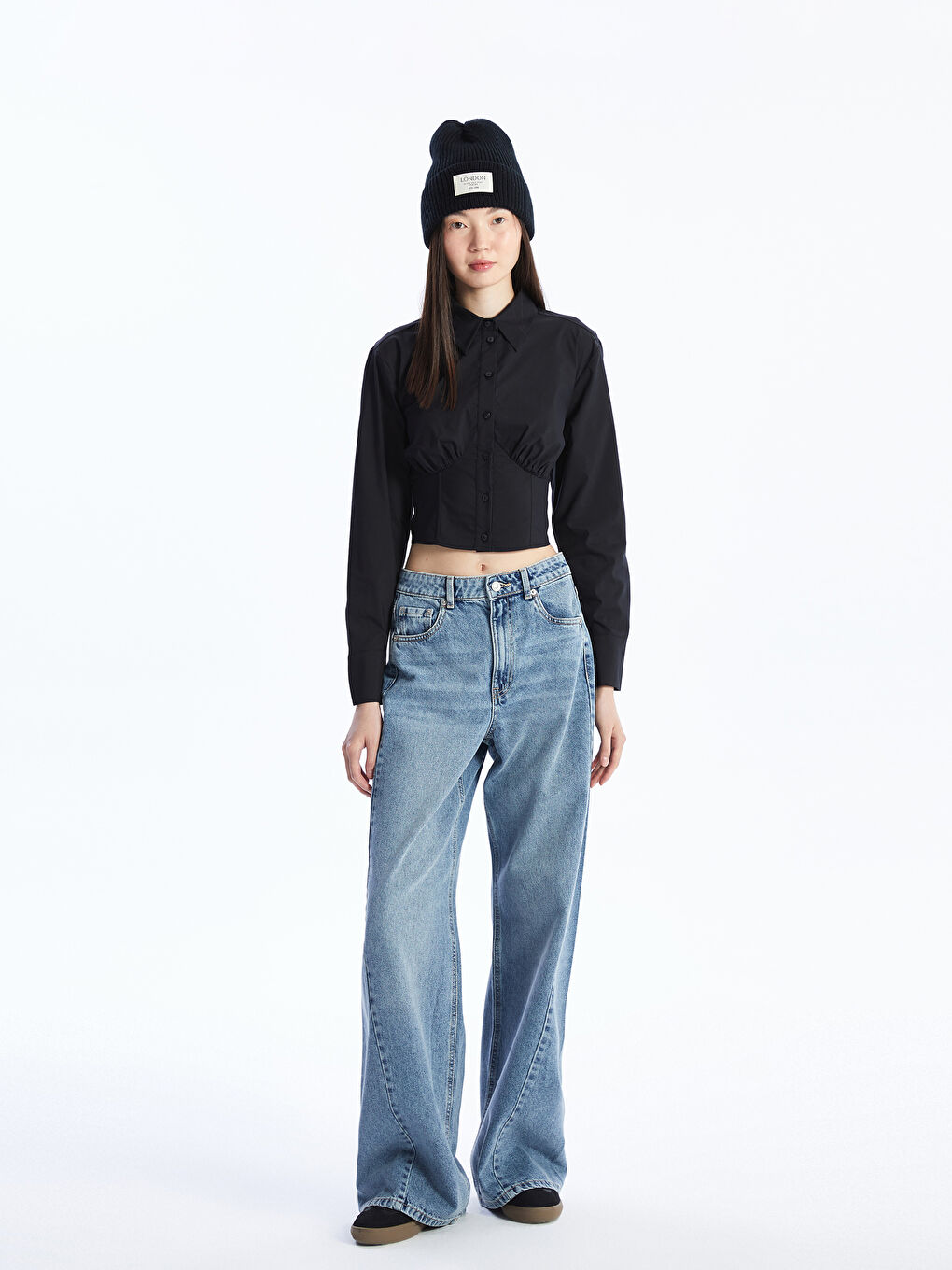 LCW Vision Jeans für Damen mit weitem Bein -S4AT42Z8-507