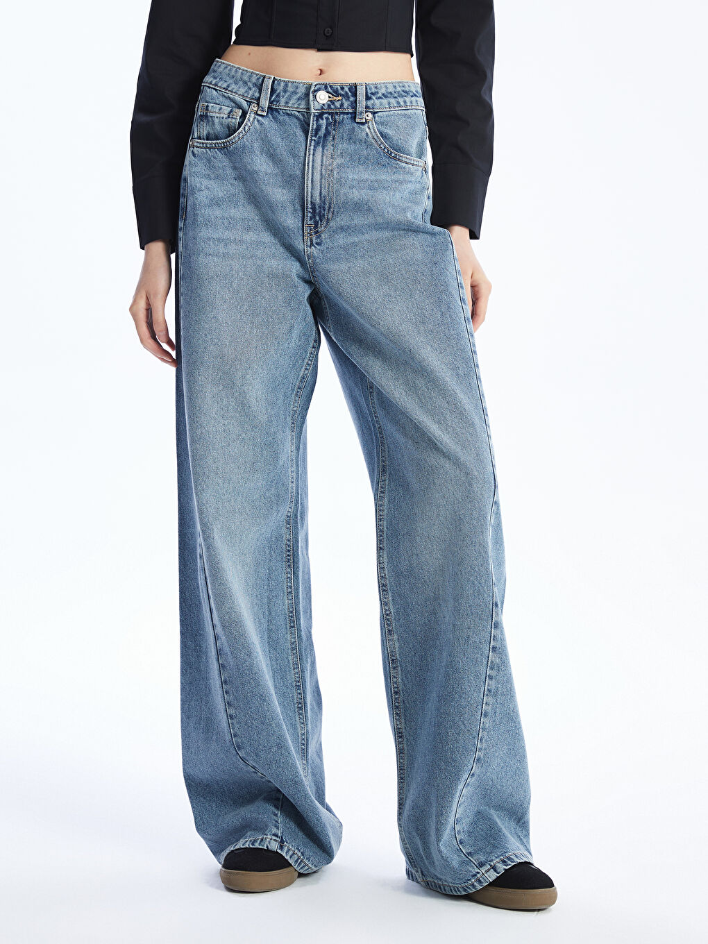 LCW Vision Jeans für Damen mit weitem Bein -S4AT42Z8-507