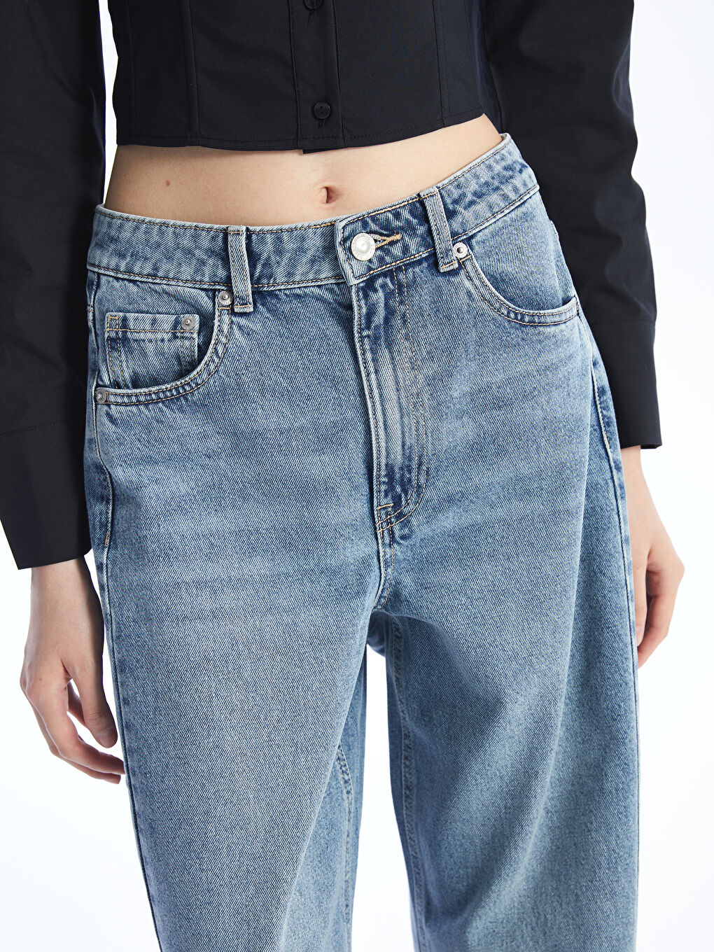 LCW Vision Jeans für Damen mit weitem Bein -S4AT42Z8-507