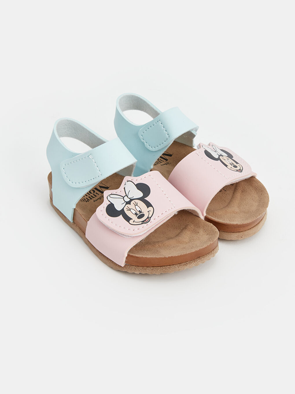 LC WAIKIKI Nane Yeşili Minnie Mouse Baskılı Kız Bebek Sandalet