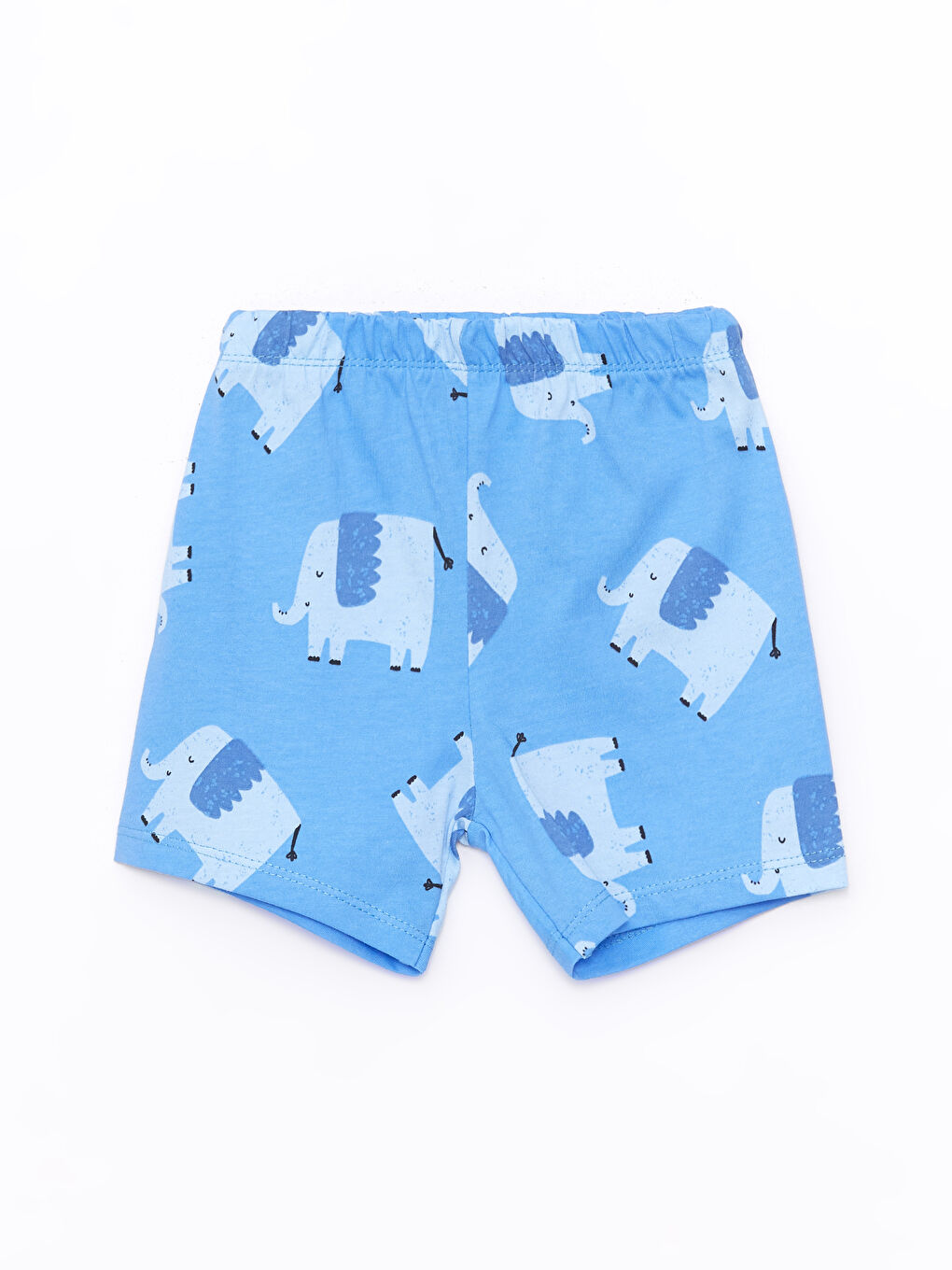Crew Neck Short Sleeve Printed Baby Boys Shortie Pyjama Set 2 Pack-4