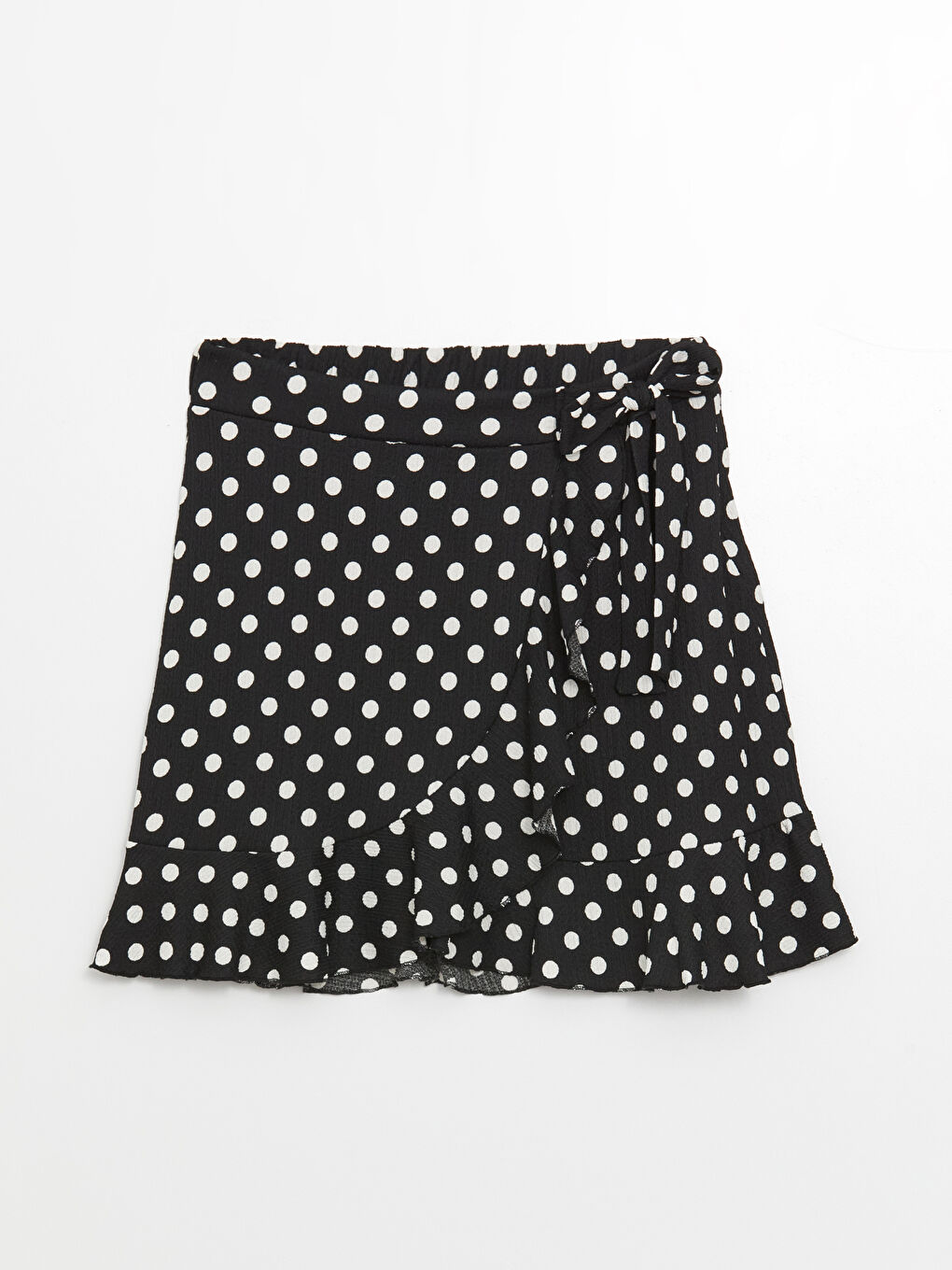 Women's Polka Dot Skirt with Elastic Waist -S4AU44Z8-LQJ