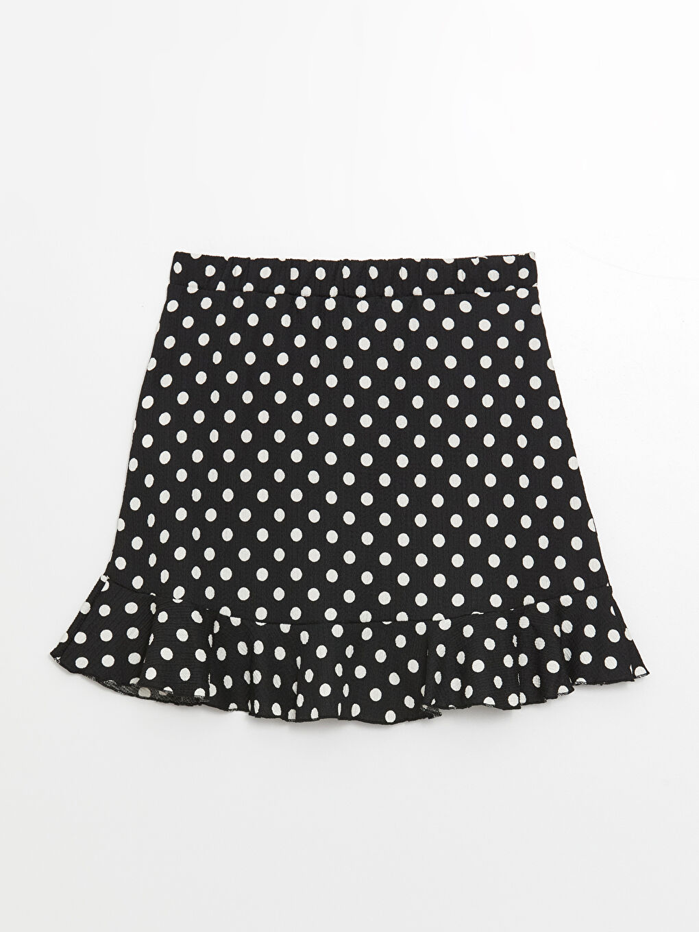 Women's Polka Dot Skirt with Elastic Waist -S4AU44Z8-LQJ