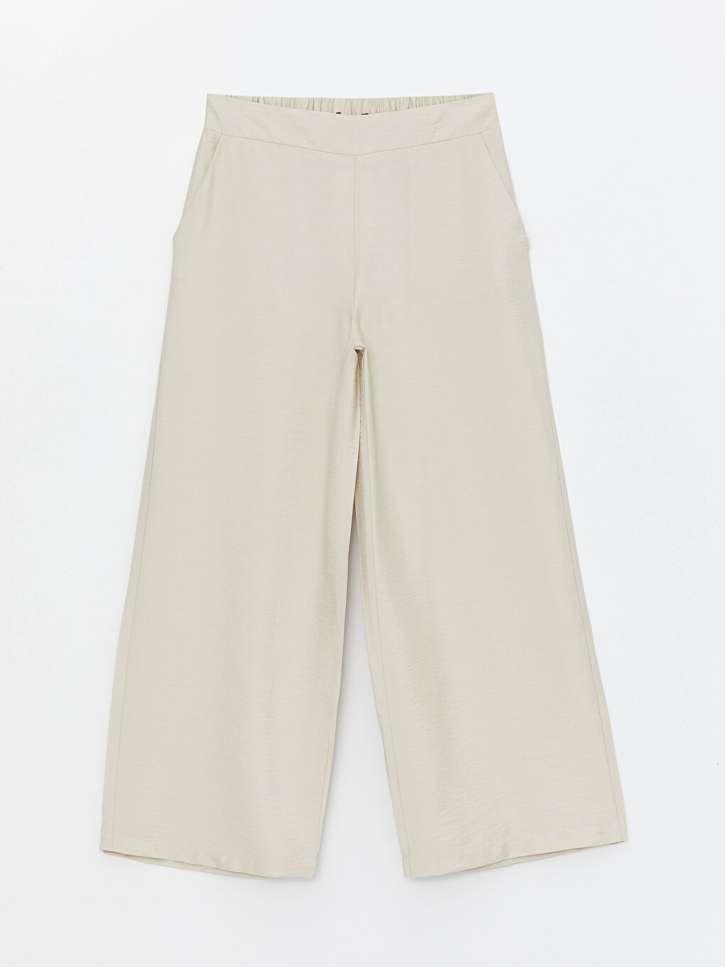 LCW Modest Beli Lastikli Kadın Palazzo Pantolon -S4AU69Z8-FZJ