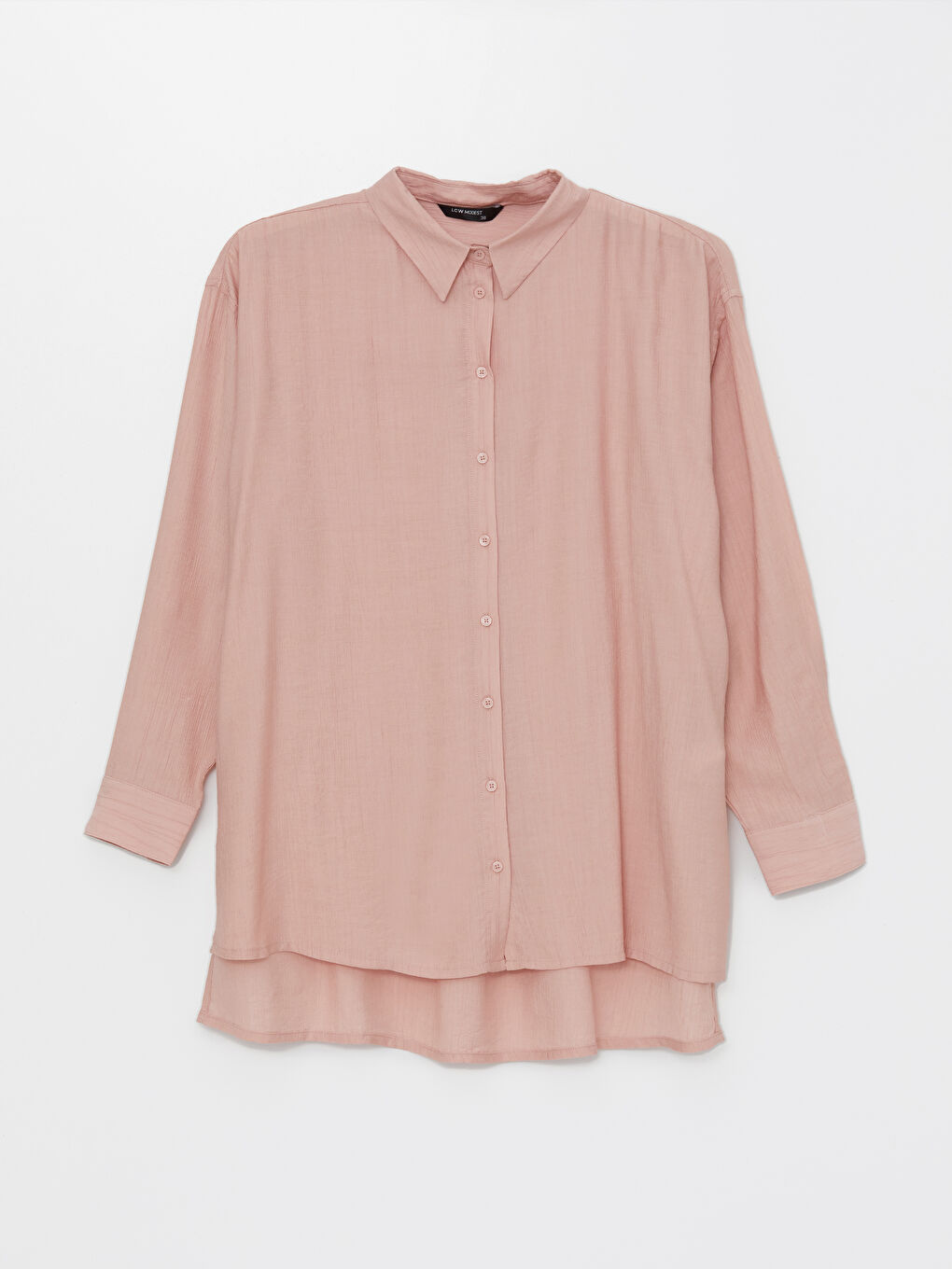 تونيك قميص سادة واسع للسيدات-5