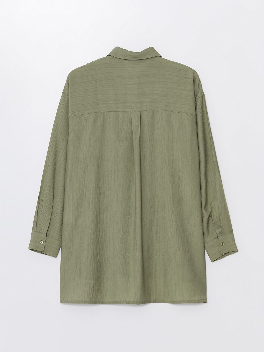 Plain Oversize Women's Shirt Tunic -S4AU73Z8-GUY