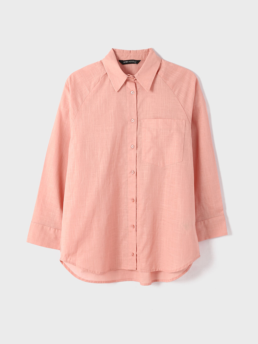 Plain Long Sleeve Oversize Women's Shirt Tunic