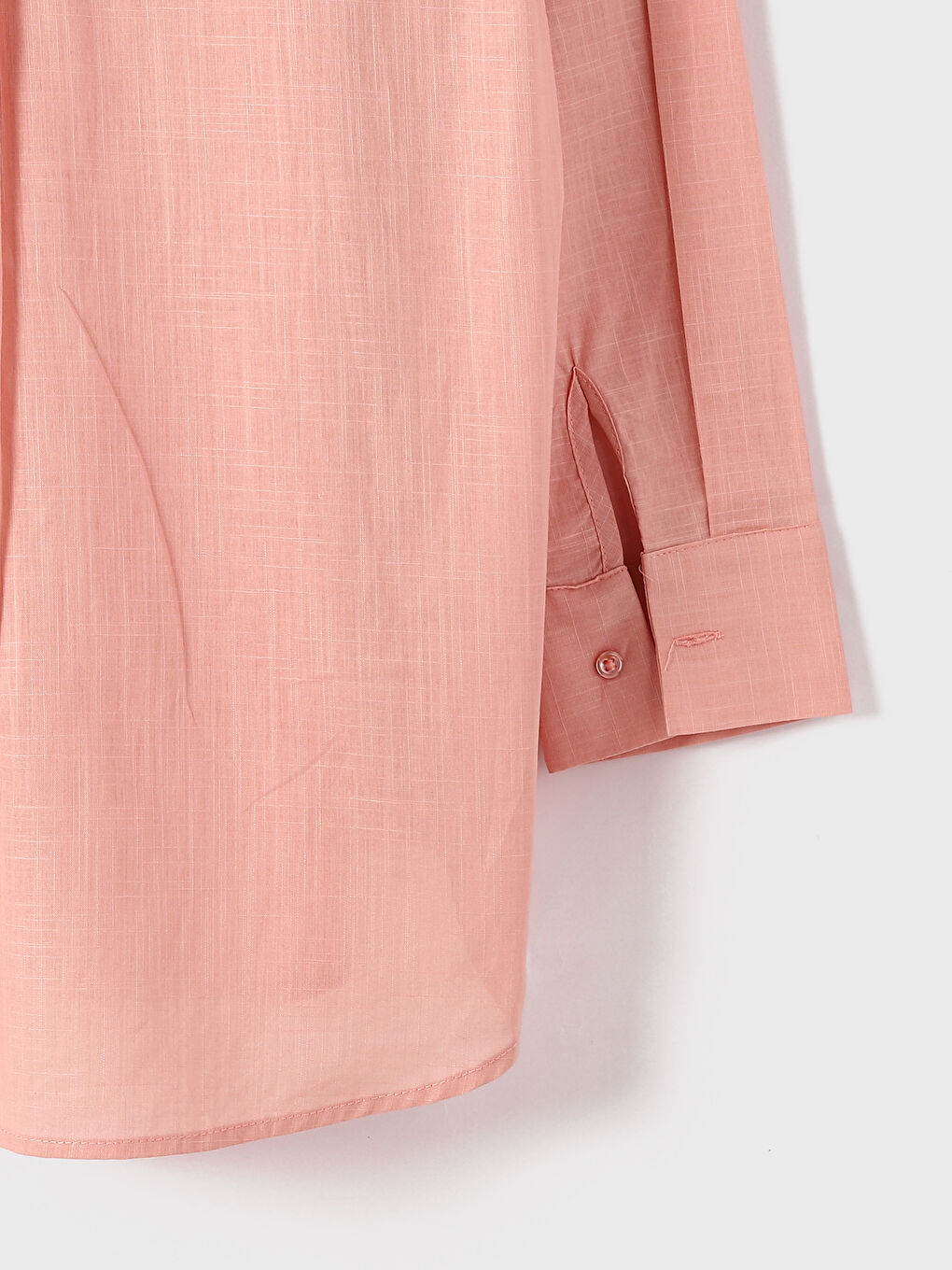 Plain Long Sleeve Oversize Women's Shirt Tunic-3