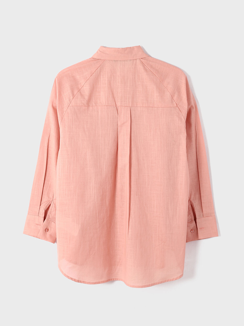 Plain Long Sleeve Oversize Women's Shirt Tunic-1