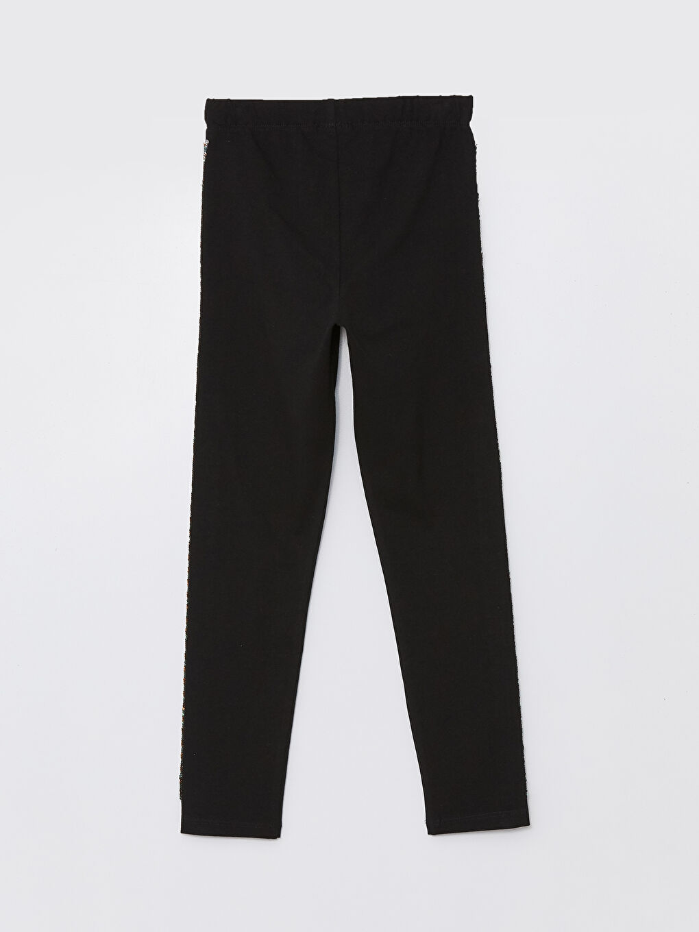 LCW Kids Girls' Leggings with Elastic Waist and Two-Way Sequins -S4AU98Z4-CVL