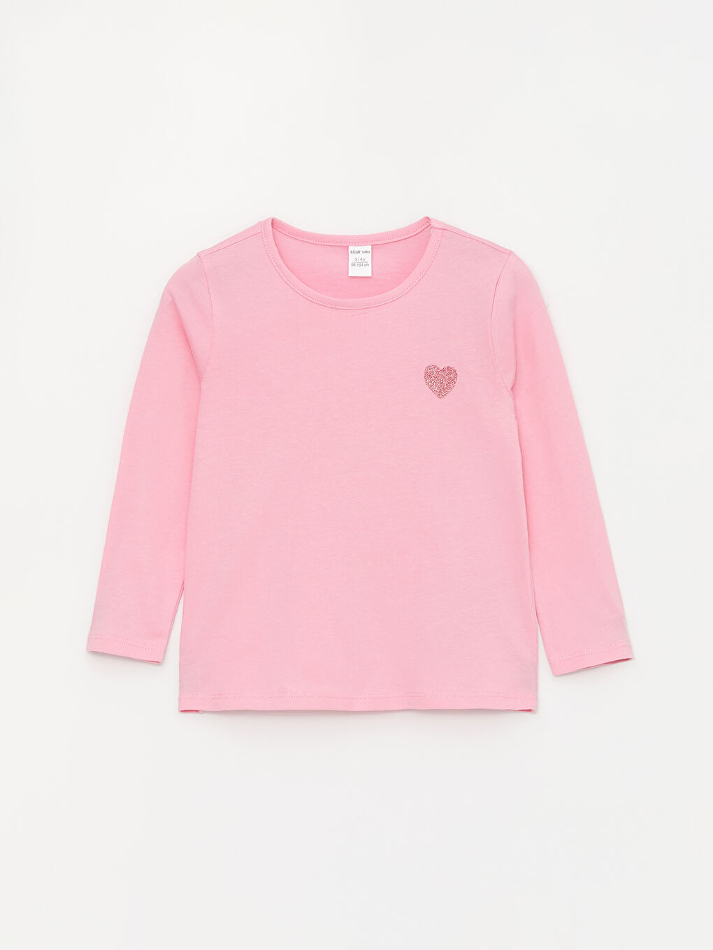 Crew Neck Long Sleeve Printed Baby Girls' T-Shirt -S4AV34Z1-GA5