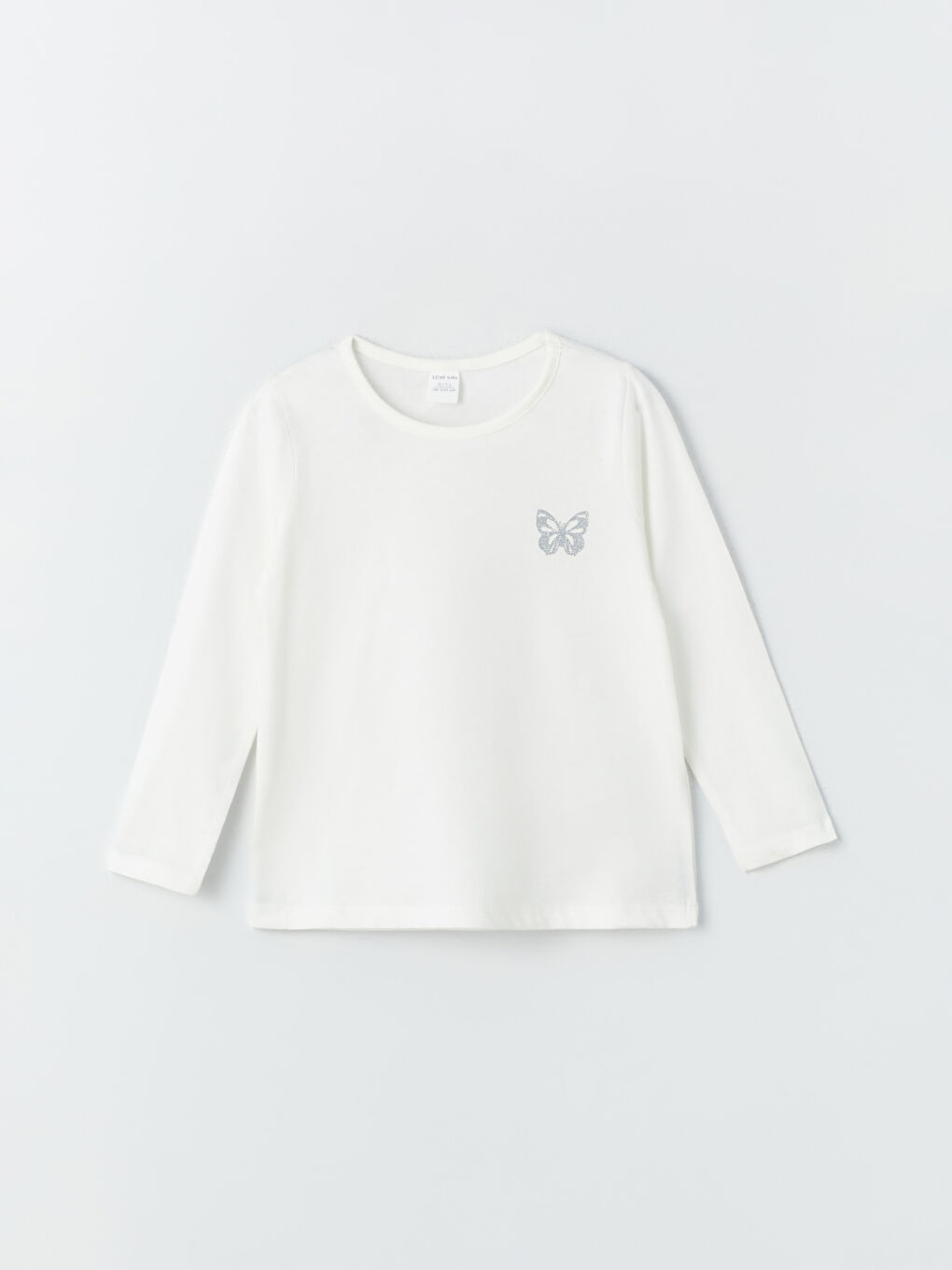 Crew Neck Long Sleeve Printed Baby Girls' T-Shirt -S4AV34Z1-R9J