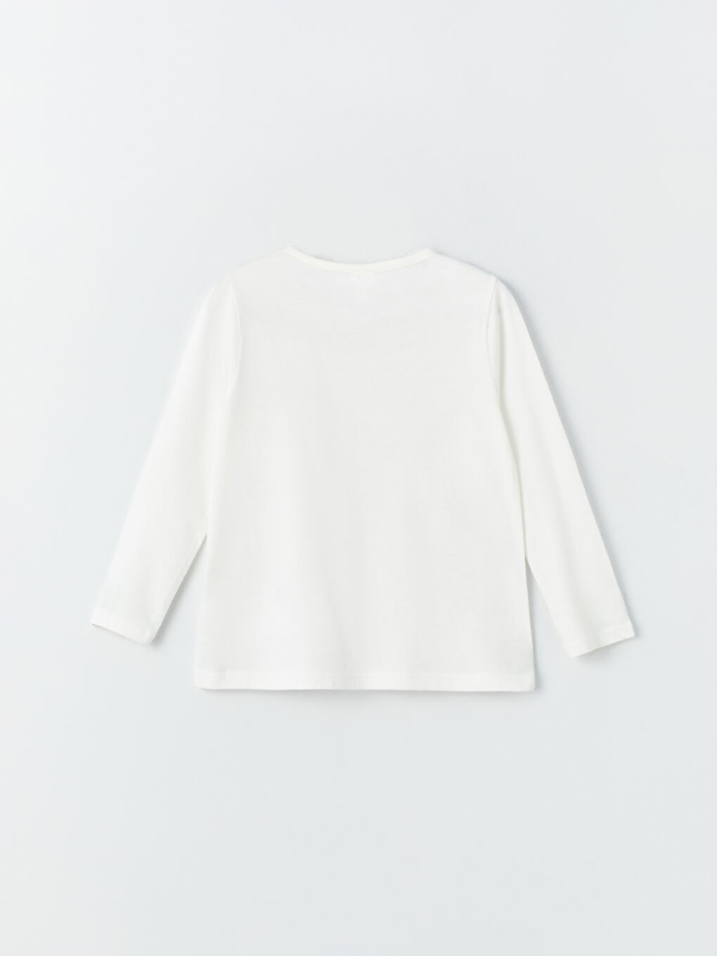Crew Neck Long Sleeve Printed Baby Girls' T-Shirt -S4AV34Z1-R9J
