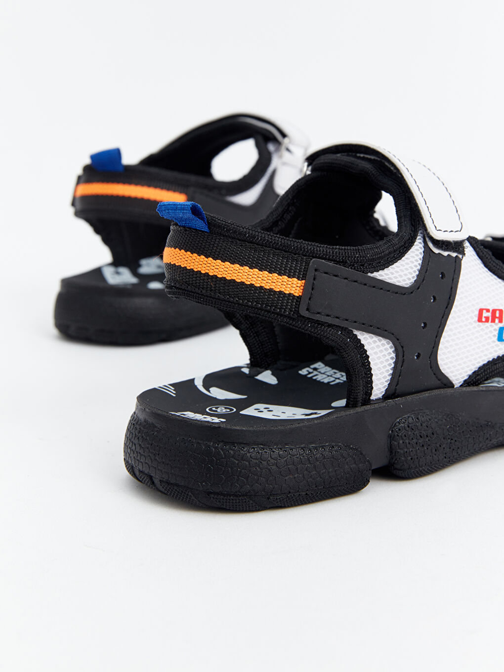 Printed Hook and Loop Boy Sandals -S4AV86Z4-J5E