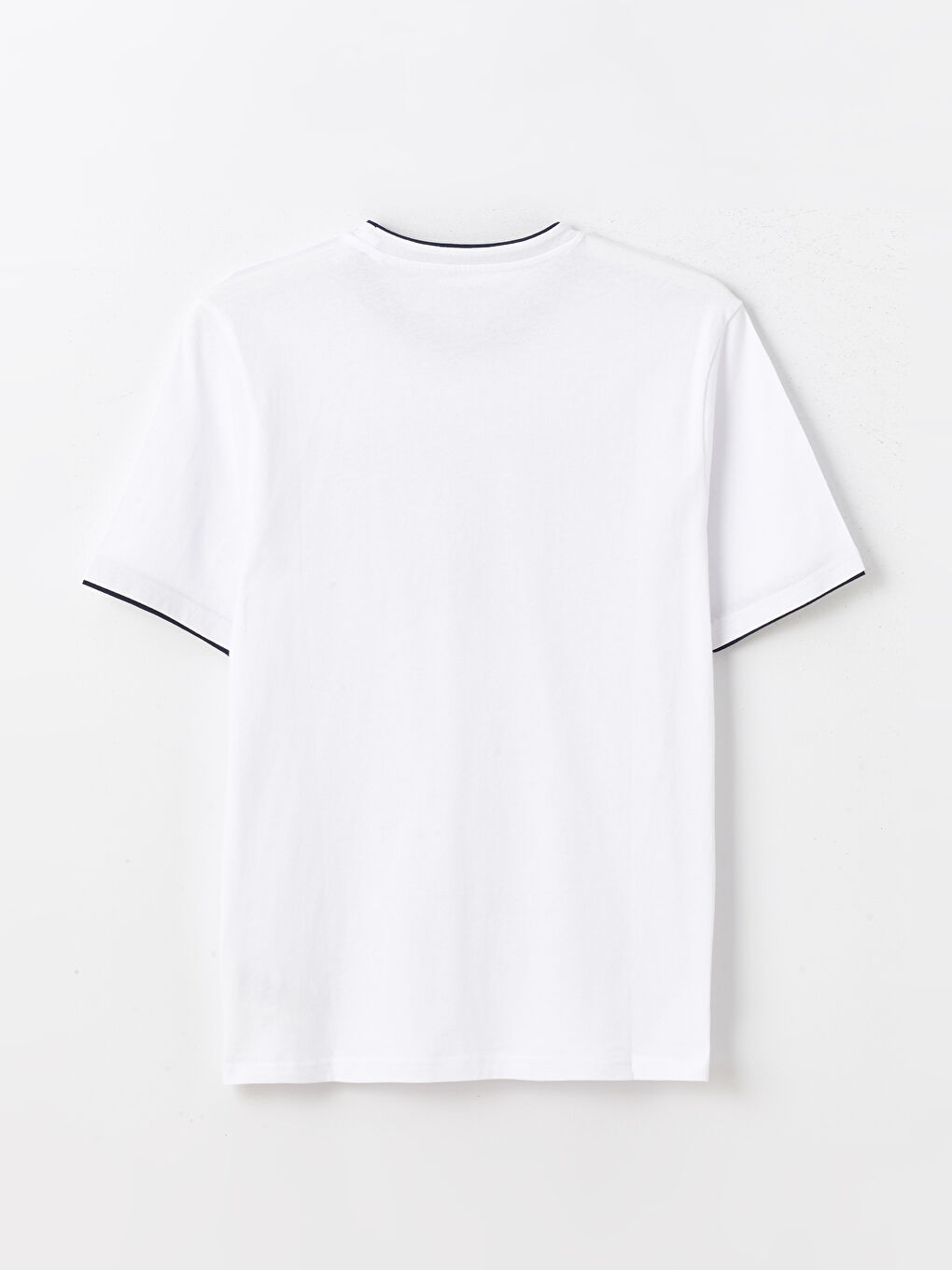 Crew Neck Short Sleeve Printed Combed Cotton Men's T-shirt -S4AY02Z8-Q6K