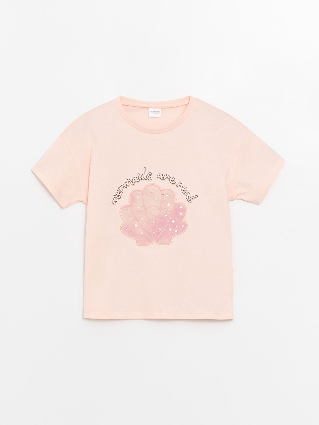 Pembe Bisiklet Yaka Baskılı Kız Çocuk Pijama Üst