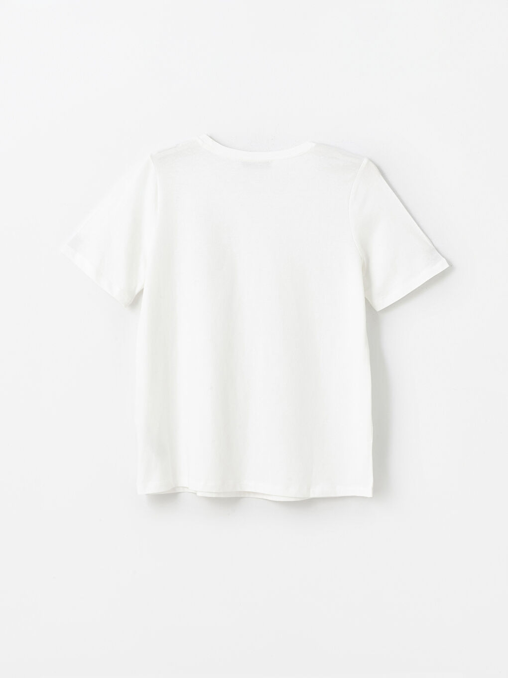 Crew Neck Printed Short Sleeve Women's T-Shirt -S4AY82Z8-EEW