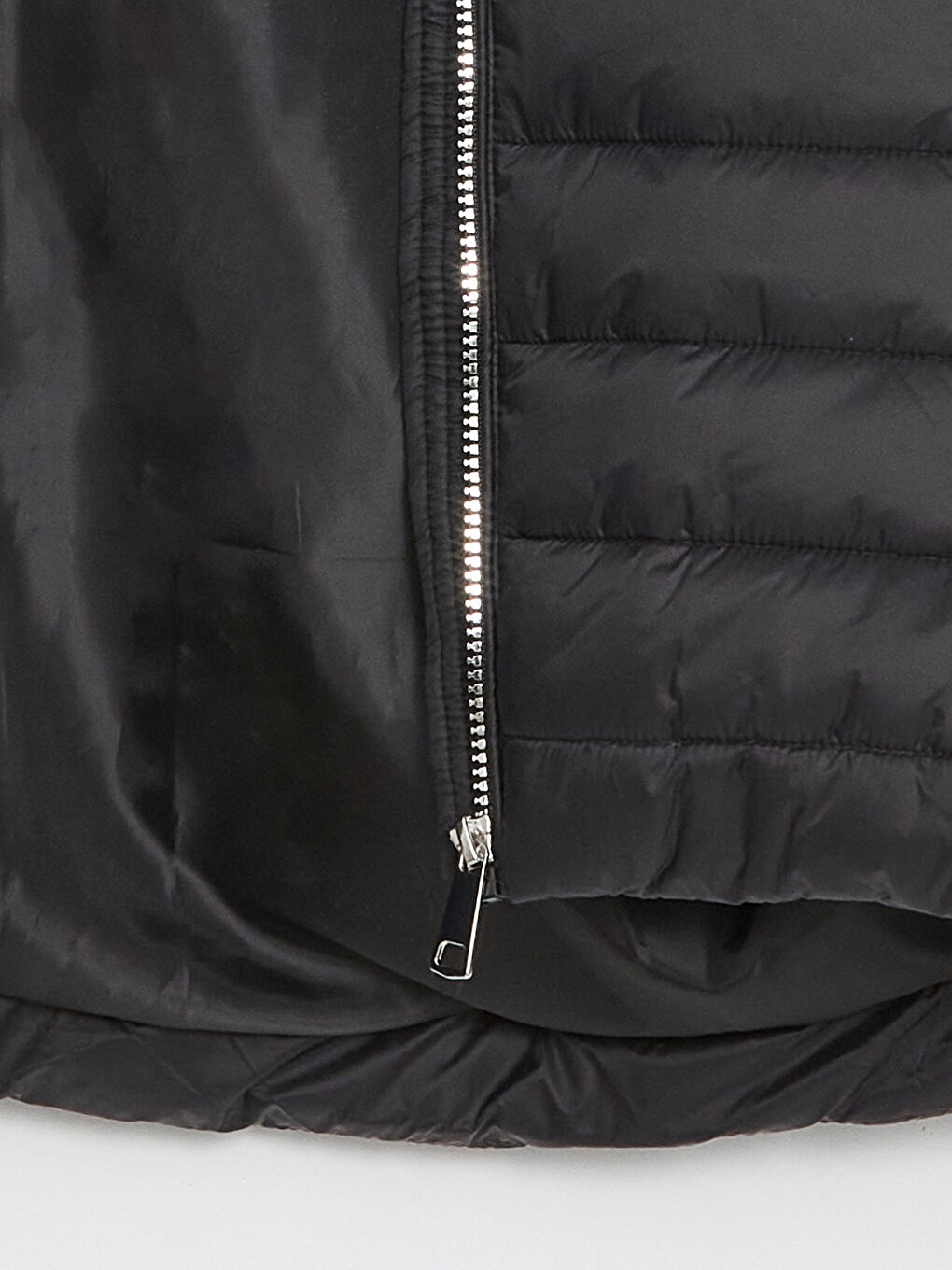 Women's Hooded Plain Puffer Coat -S4BA05Z8-CVL