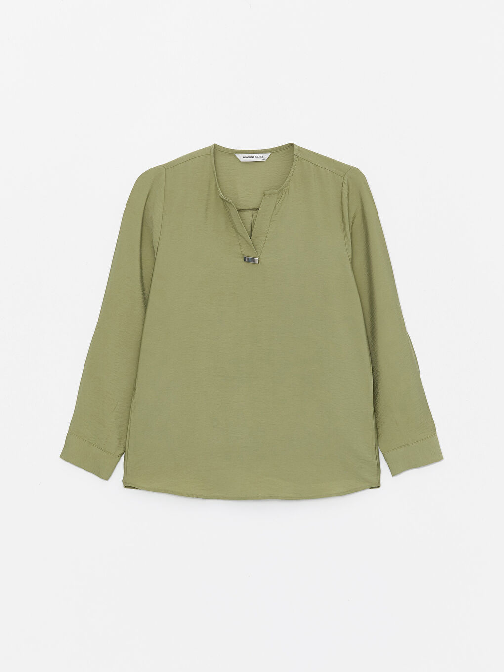Turtleneck Straight Long Sleeve Women Blouse -S4BA63Z8-HBV