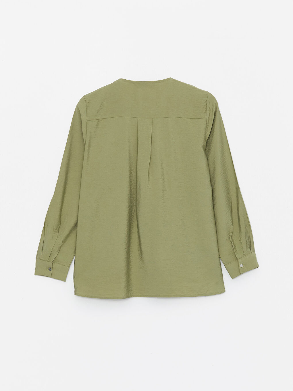 Turtleneck Straight Long Sleeve Women Blouse -S4BA63Z8-HBV