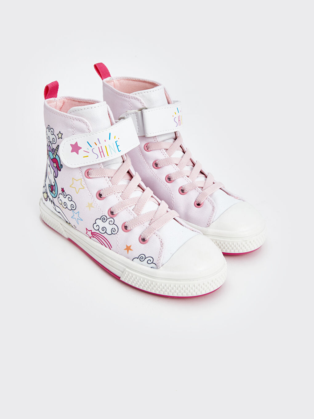 Lace-Up and Hook and Loop Ankle Boy Girl Sports Shoes -S4BB42Z4-LSZ