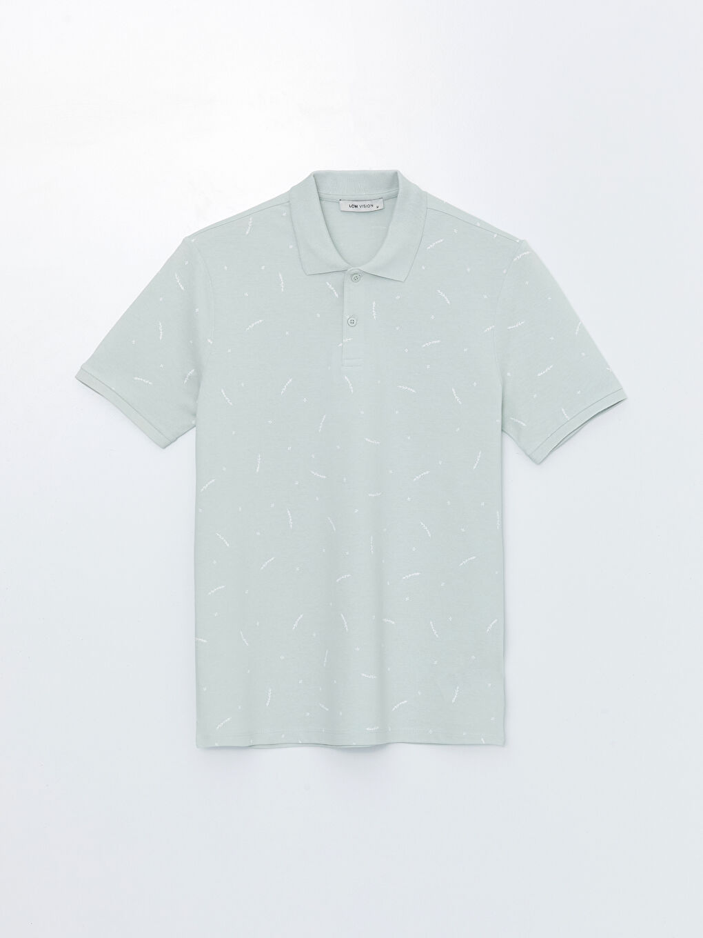 T-shirt pour Hommes à Col Polo Manches Courtes à Motifs en Piqué-5