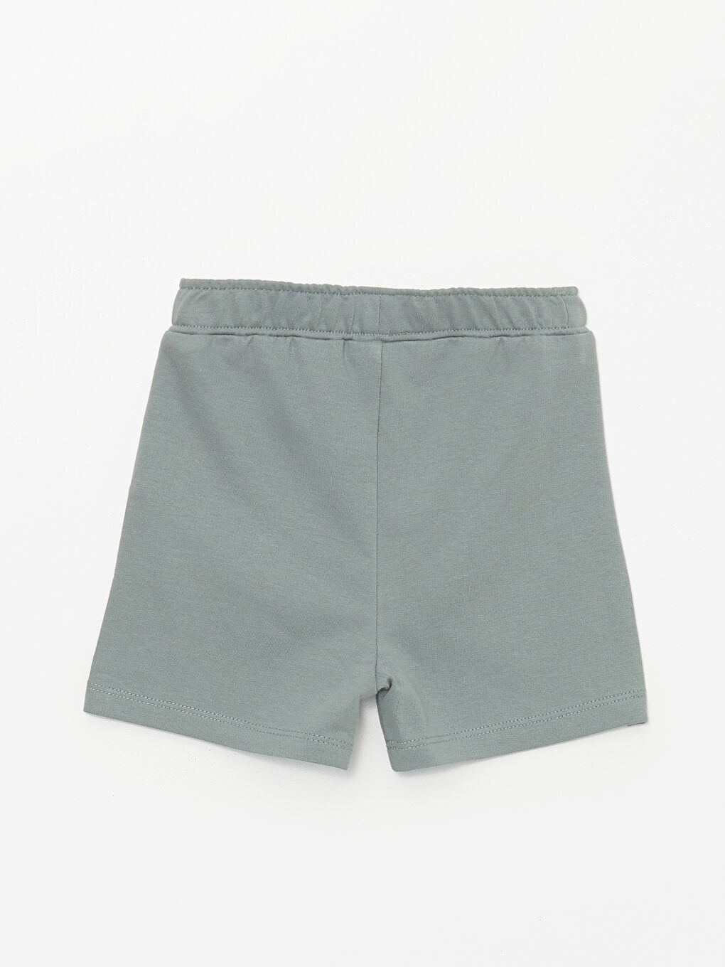 Bisiklet Yaka Baskılı Erkek Bebek Tişört ve Şort 2'li Takım-4