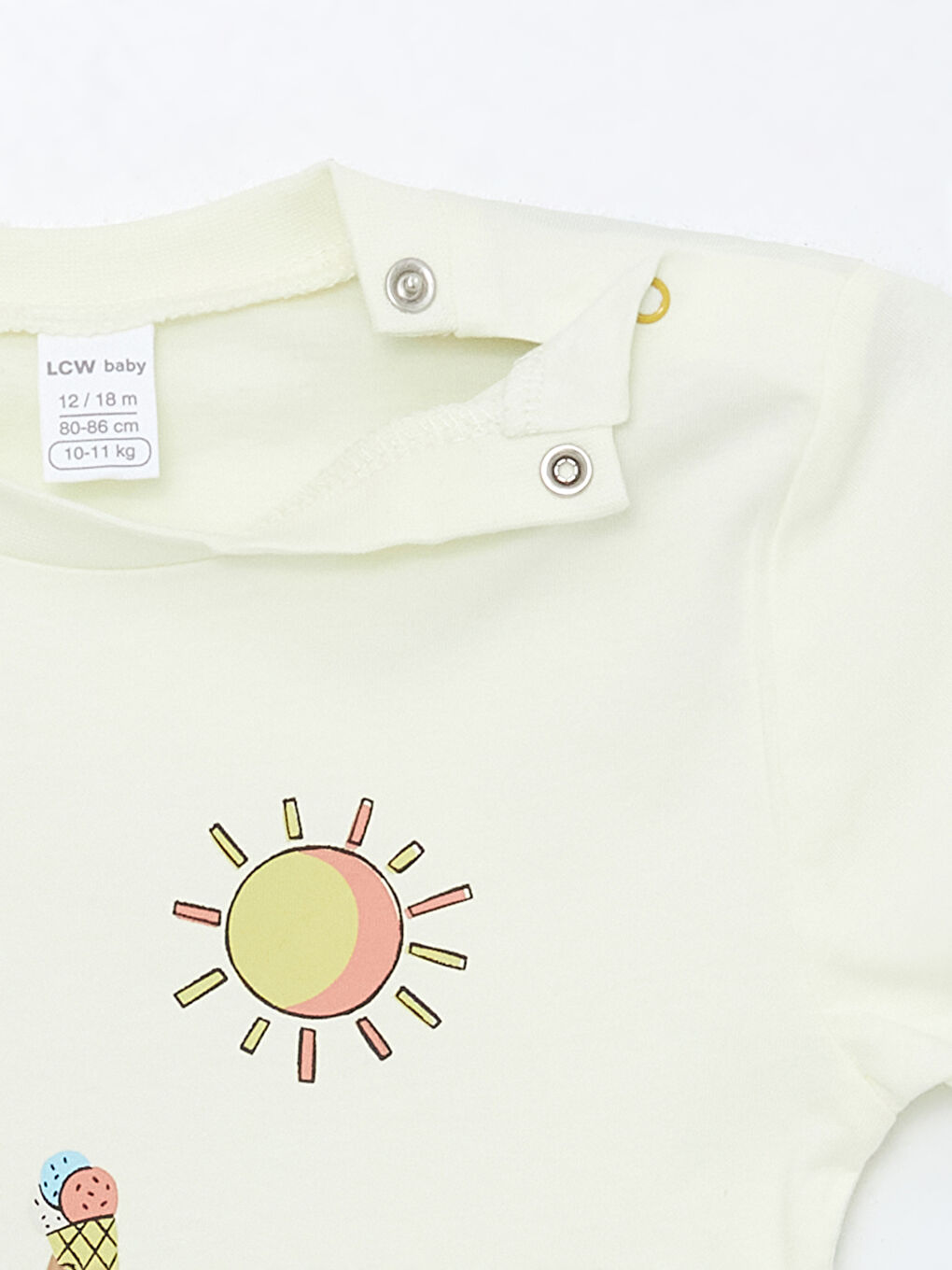 Crew Neck Printed Baby Boys' T-Shirt and Shorts 2 Pack Set-10