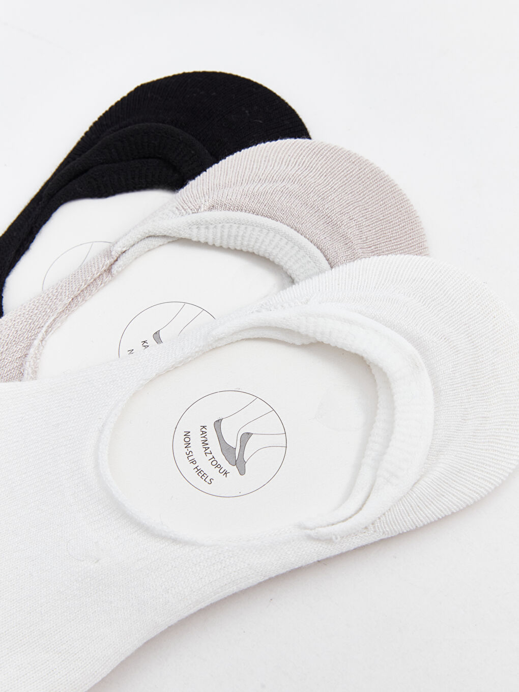 Women's Flat Flat Shoes Socks 3-Pack -S4BC39Z8-FFB