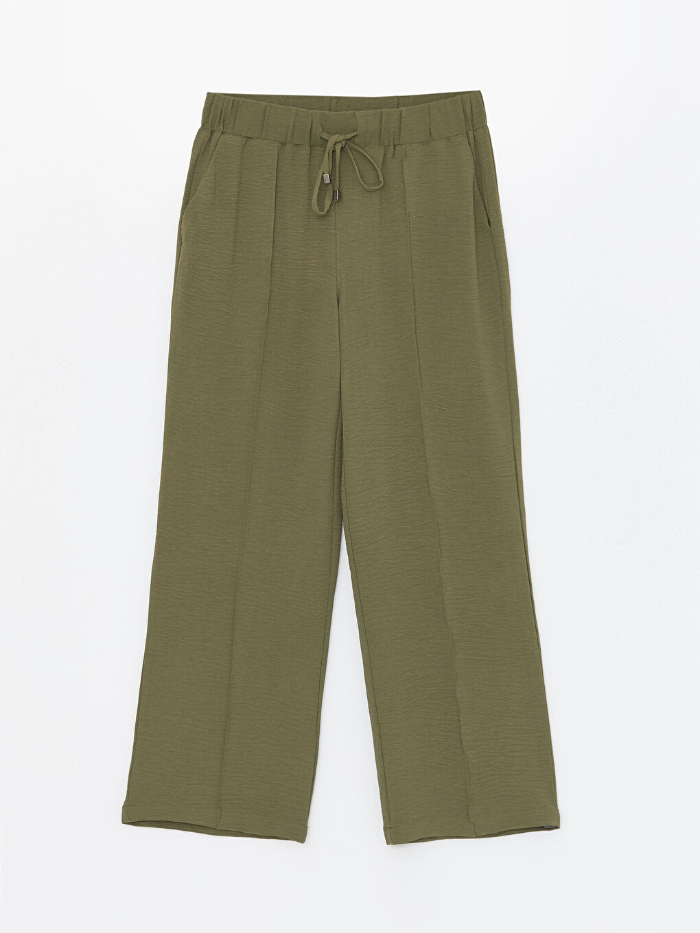 Elasticated Waist Relaxed Fit Women's Trousers -S4BD17Z8-HDQ