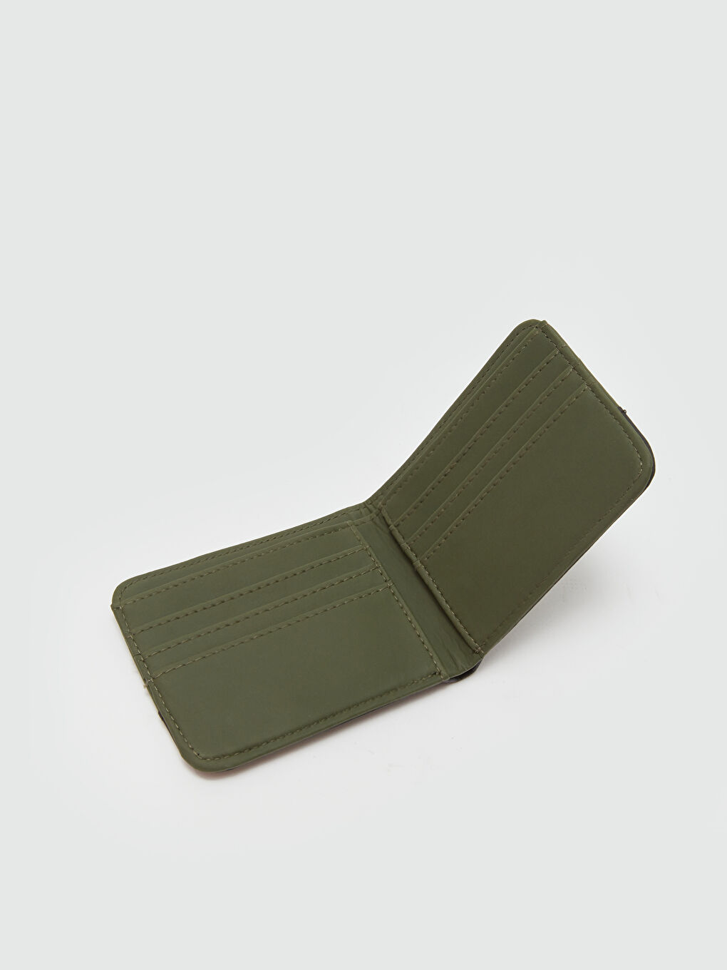 Yeşil Deri Görünümlü Erkek Cüzdan-1