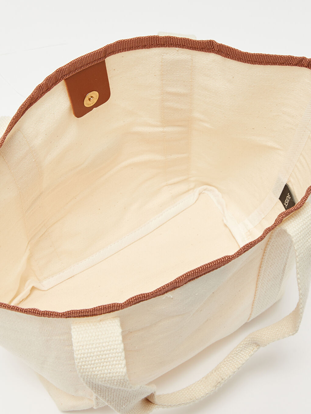 Bej Çıt Çıt Kapamalı Kadın Kol Çantası-6