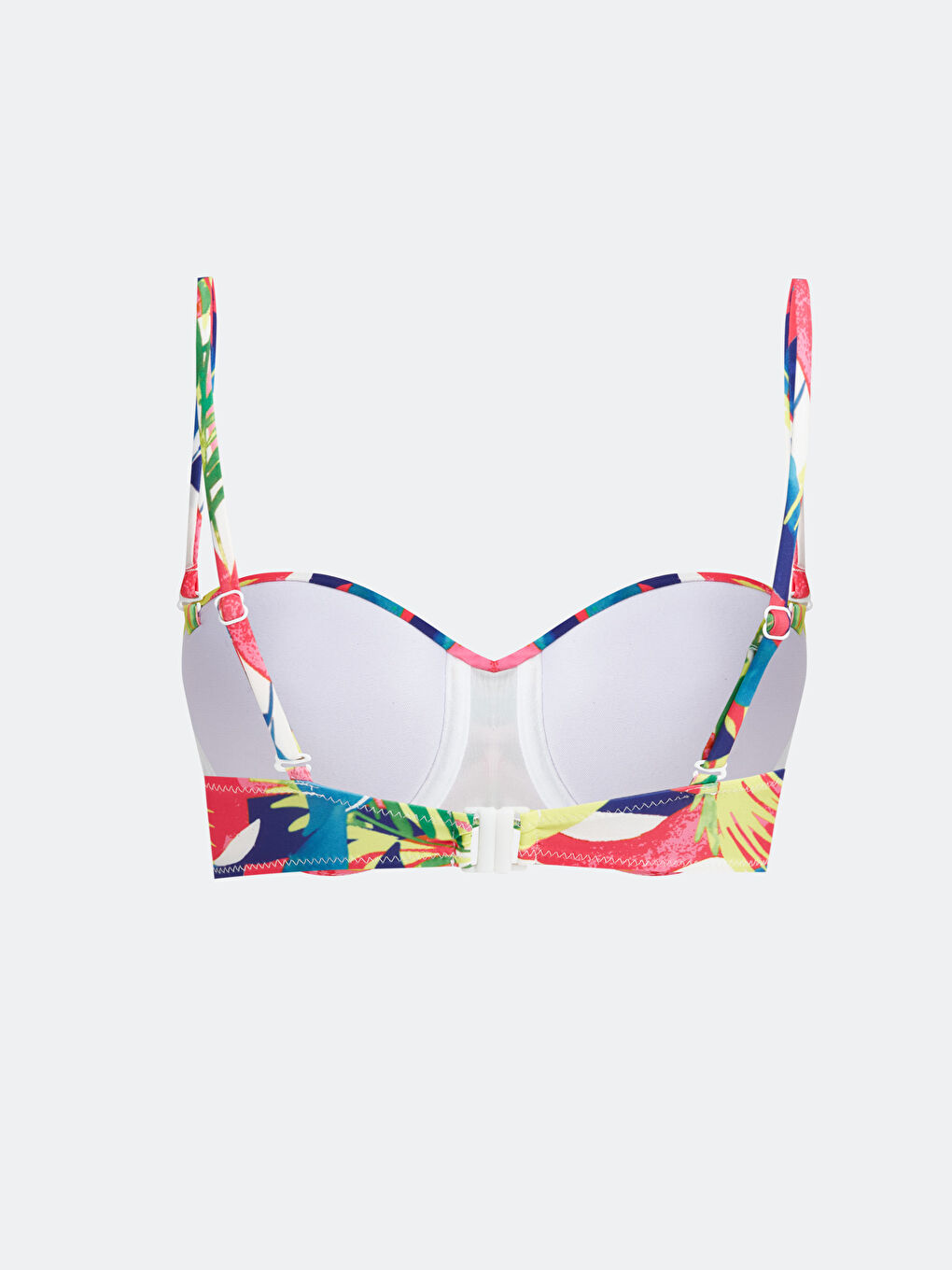 Patterned Strappy Women's Bikini Top -S4BE06Z8-LT4