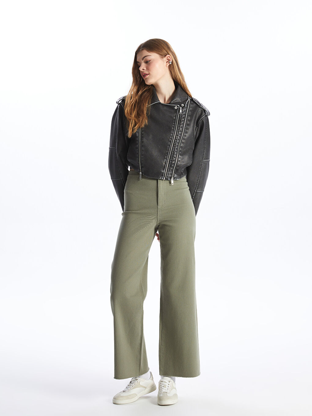 Wideleg Women's Jeans -S4BE34Z8-HCX